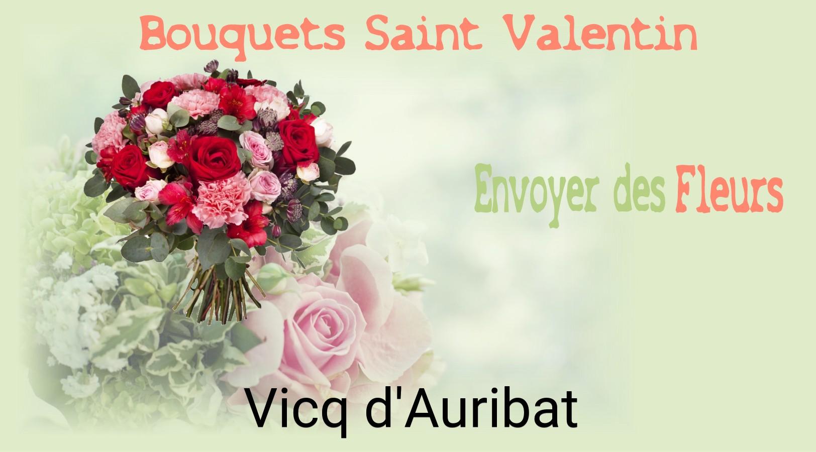 Roses de Saint-Valentin livrées à Vicq-d'Auribat